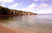 Blick auf Valun auf der Insel Cres in Kroatien