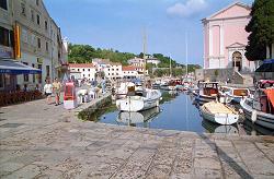 ein tolles Bild von der Insel Losinj in Kroatien