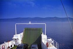 der blauer Himmel ber Cres-Losinj