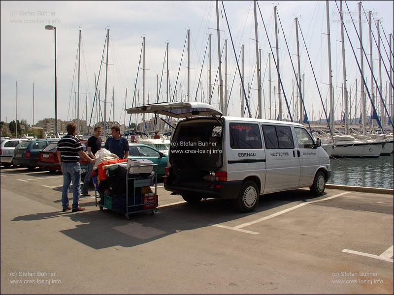 Ankunft in Biograd