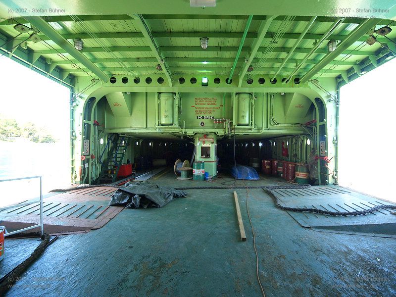 das Motorschiff Marina im Hafen von Mali Losinj in Kroatien