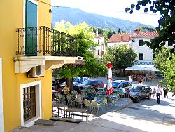 Zentrum des Lebens, der Marktplatz von Nerezine