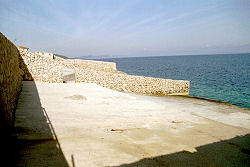 das ehemalige Strandbad des Kinderkurheims in Veli Losinj