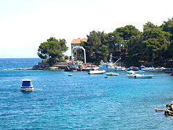 Strand / Bucht Valdarke in Mali Losinj - Kroatien