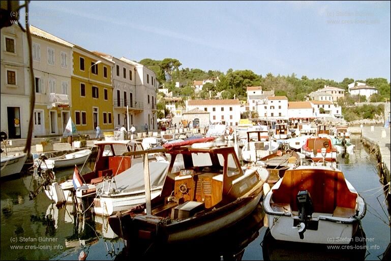 Blick in den Hafen von Veli Losinj